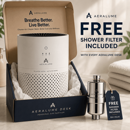 Aeralume Desk + Shower Filter Bundle - Aeralume