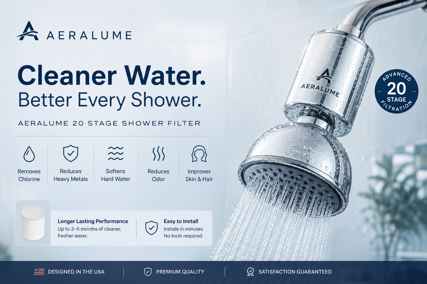 Aeralume Shower Filter - Aeralume